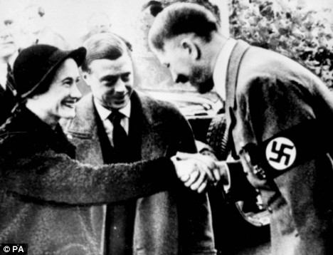 Edward and Wallis with Hitler