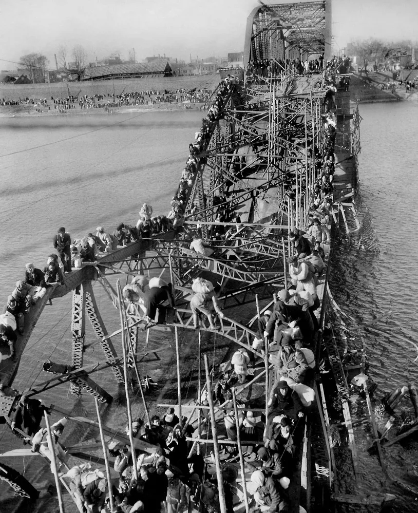 The Taedong Bridge, 1950