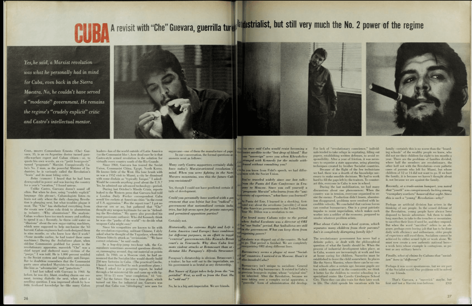 28 Days in Communist Cuba by Rene Burri, 1963