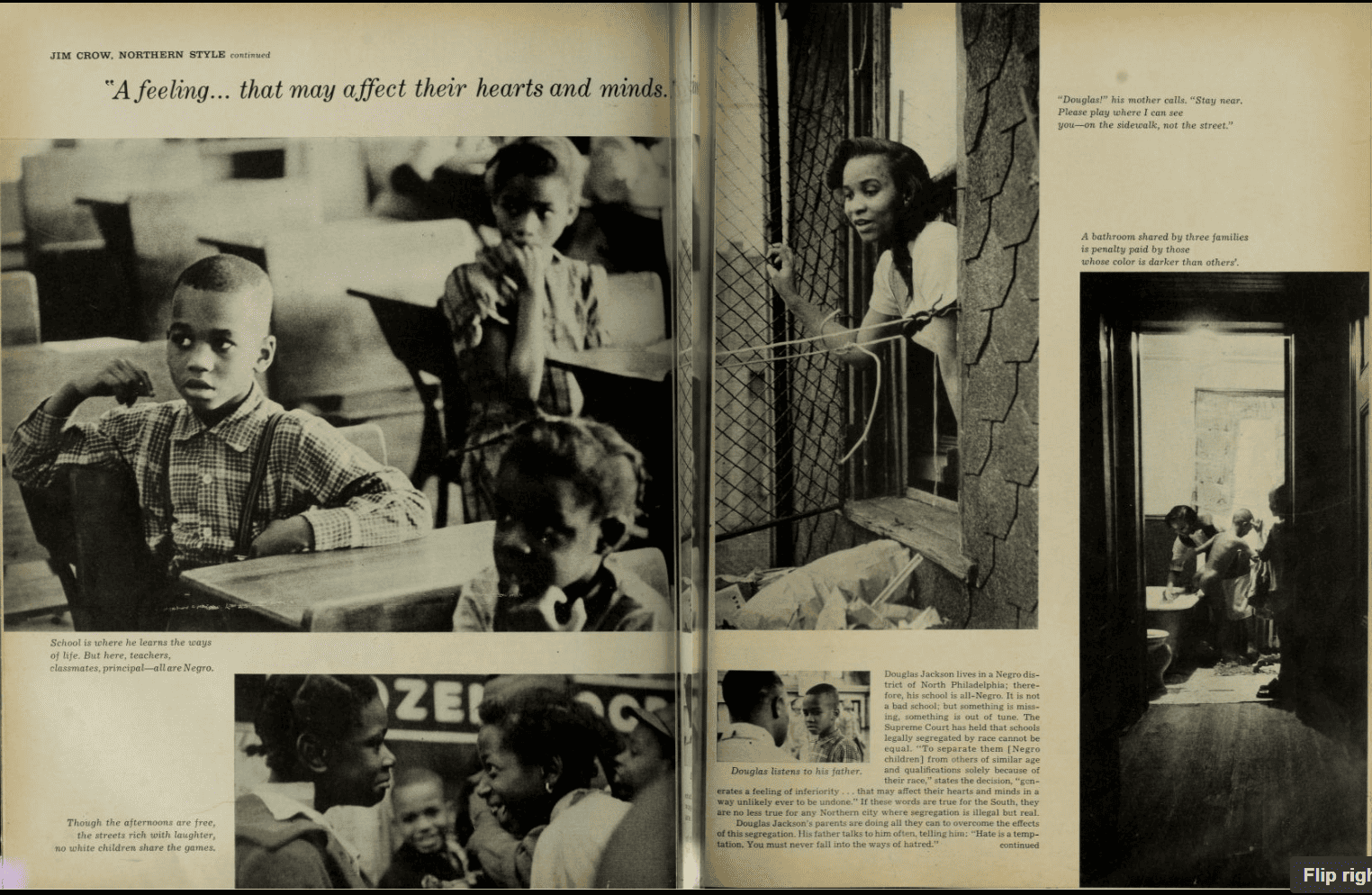 Jim Crow, Northern Style, by Doug Jones & John Vachon, 1956
