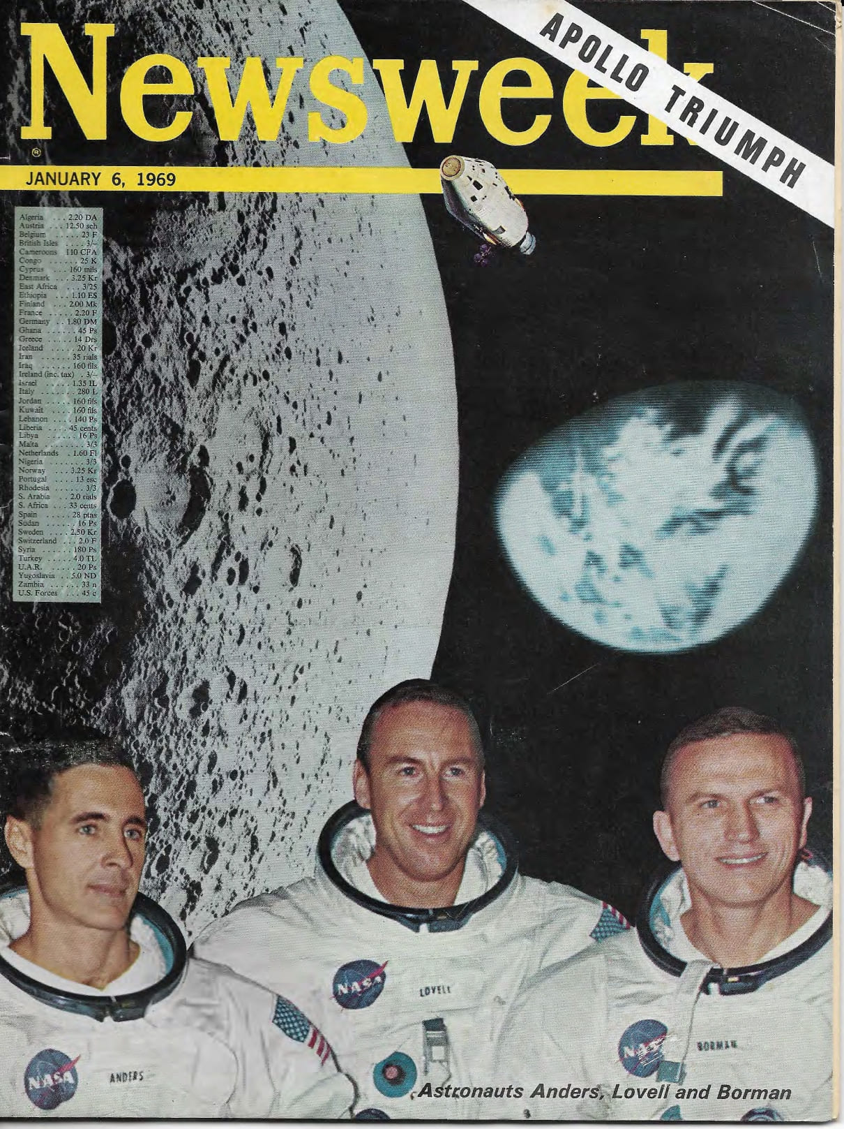 The Road to the Moon Landings – Apollo 8 – Newsweek, 1969